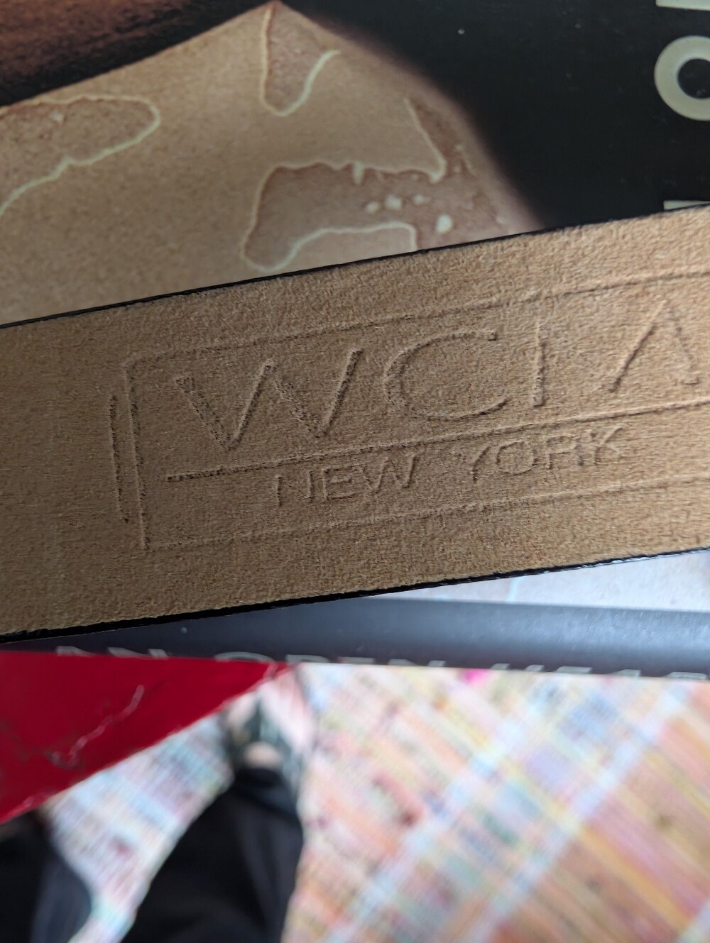 NWOT WCM Quiet Luxury! Genuine Calfskin Leather Belt - Picture 4 of 5